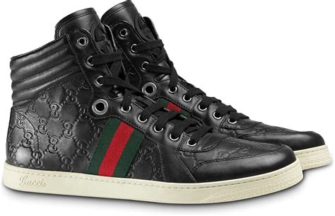 gucci sneakers all black|men black gucci sneakers price.